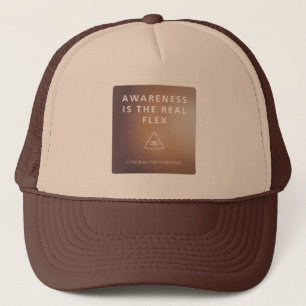 Awareness is the Real Flex Trucker Hat
