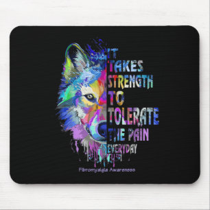 Awareness It Takes To Tolerate The Pain 1 Mouse Pad