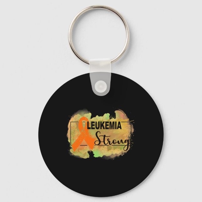 Awareness Leukaemia Strong  Key Ring (Front)