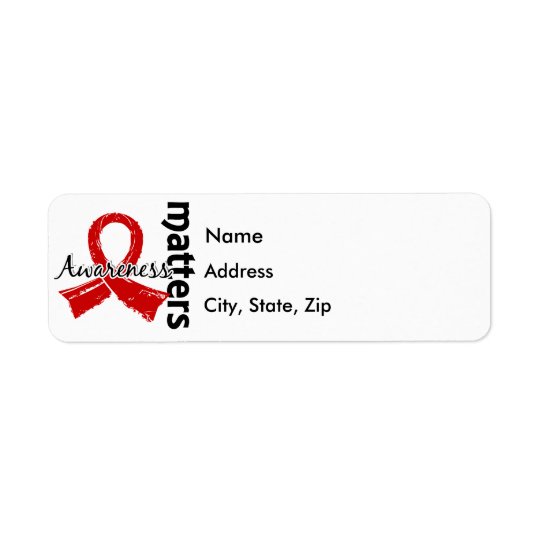 Awareness Matters 7 AIDS Return Address Label