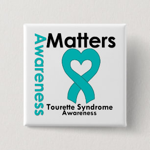 Awareness Matters Tourette Syndrome 15 Cm Square Badge