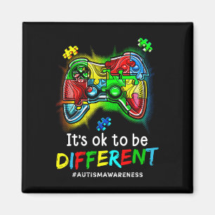 Awareness Men Kids Boys Autism Video Game Month  Magnet