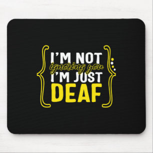 Awareness Month Asl Language Support Not Ignoring  Mouse Pad