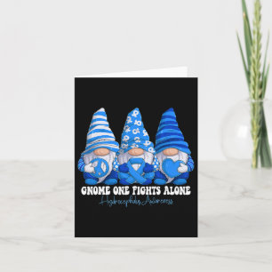 Awareness Month Blue Ribbon Gnomies Support Card