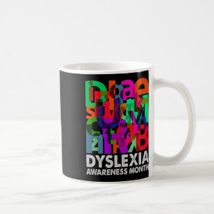 Awareness Month Costume Dyslexia Boy Coffee Mug