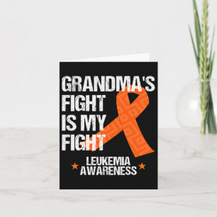 Awareness Month Grandma Fight Orange Ribbon Gift Card