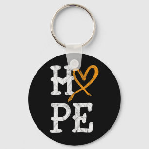 Awareness Month Hope Vintage Blood Cancer 2  Key Ring