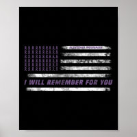 Awareness Month I End Purple Ribbon Elephant 5