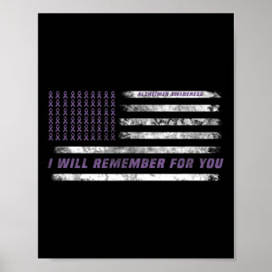 Awareness Month I End Purple Ribbon Elephant 5 Poster