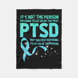 Awareness Month Let Go Support Veterans Mental Hea Fleece Blanket