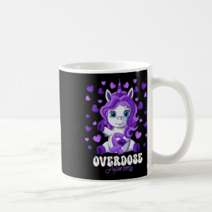 Awareness Month Purple Ribbon Unicorn Coffee Mug
