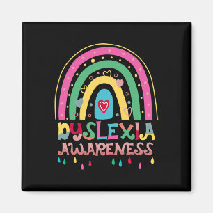 Awareness Month Rainbow Boho Cute Graphic Magnet