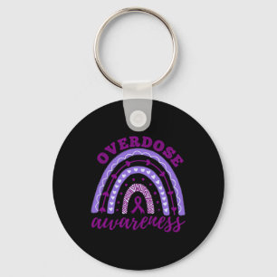 Awareness Month Rainbow Key Ring