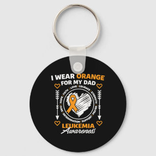 Awareness Month Support I Wear Orange For My Dad  Key Ring