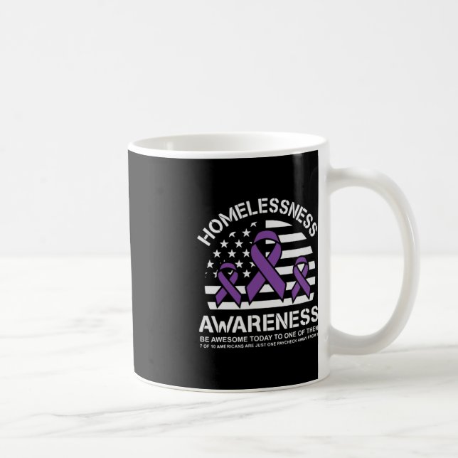 Awareness Month USA Flag  Coffee Mug (Right)