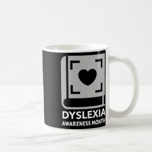 Awareness Month With Book And Heart  Coffee Mug