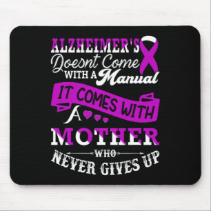 Awareness Mother Support Heimer Warrior Mum Mouse Pad