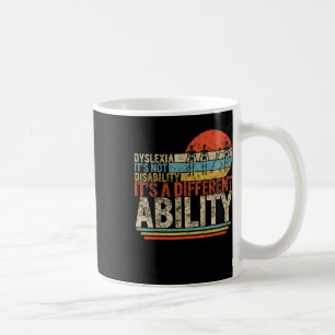 Awareness Not Disability Different Dabbing Skeleto Coffee Mug