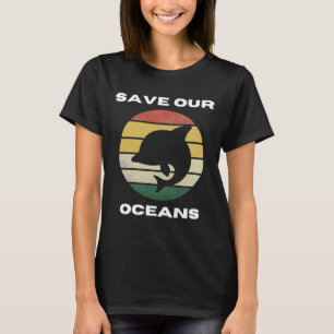 Awareness Ocean Sea Fish Planet Earth Green Greta T-Shirt