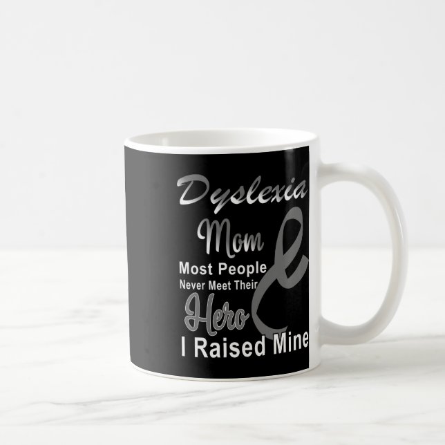 Awareness October Silver Ribbon Mum Support  Coffee Mug (Right)