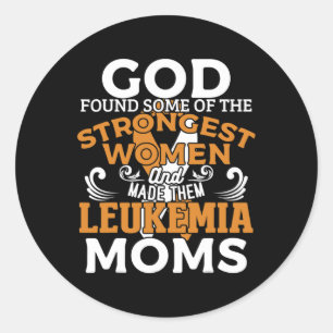 Awareness Orange Ribbon  Classic Round Sticker