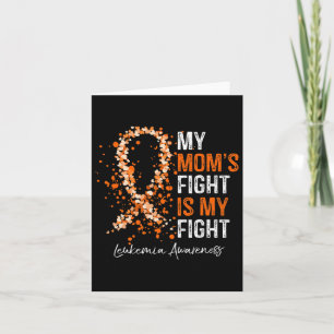 Awareness Orange Ribbon My Mum's Fight Is My Fight Card