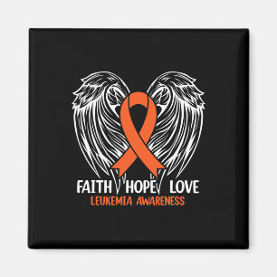 Awareness Orange Survivor Ribbon Men Women Warrior Magnet