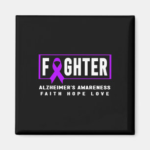 Awareness - Purple Heimer’s Fighter Magnet