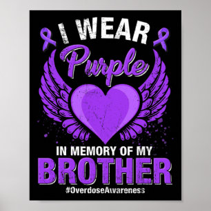 Awareness Purple Memory Of My Brother 2 Poster