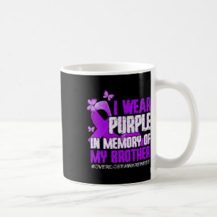Awareness Purple Memory Of My Brother Coffee Mug