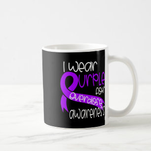 Awareness Purple Ribbon Drug Addiction 2  Coffee Mug