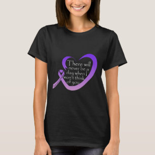 Awareness Purple Ribbon  T-Shirt