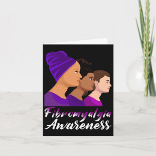 Awareness Purple Women Support 1 Card