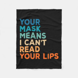 Awareness Quotes Asl Sign Language Hearing Impaire Fleece Blanket