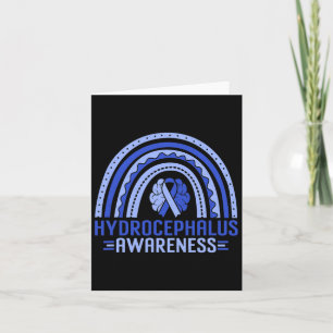 Awareness Rainbow Blue Ribbon Warrior Support Card