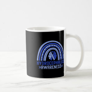 Awareness Rainbow Blue Ribbon Warrior Support Coffee Mug