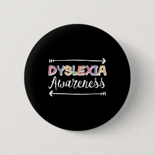 Awareness Reading Disorder Disability Spelling  6 Cm Round Badge