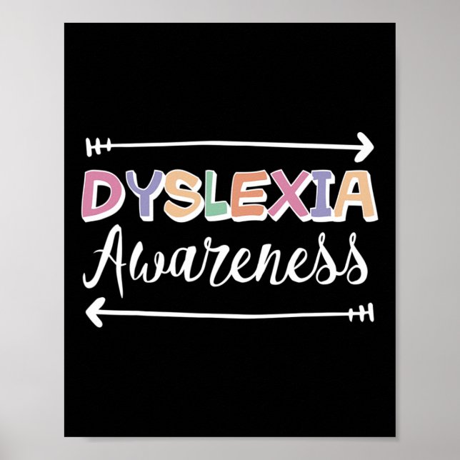 Awareness Reading Disorder Disability Spelling  Poster (Front)