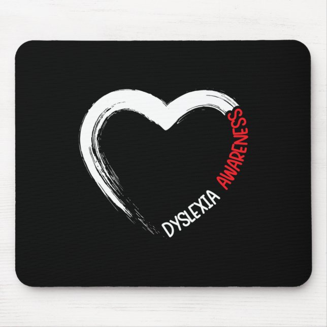 Awareness Reading Disorder Learning Disability 1  Mouse Pad (Front)