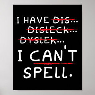 Awareness Reading Disorder Learning Disability 4 Poster