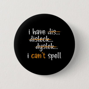 Awareness Reading Disorder Learning Disability 5 6 Cm Round Badge