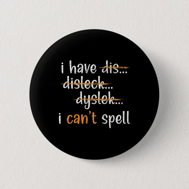 Awareness Reading Disorder Learning Disability 5  6 Cm Round Badge (Front)