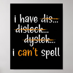 Awareness Reading Disorder Learning Disability 5 Poster