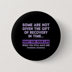 Awareness Recovery 6 Cm Round Badge