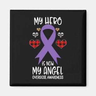 Awareness Remembrance Hero Is Now My Angel Magnet