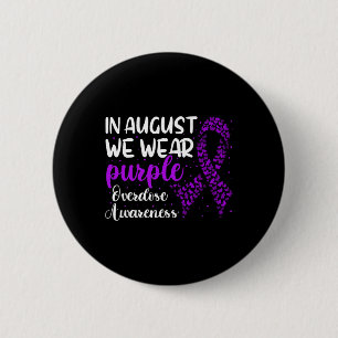 Awareness Ribbon 6 Cm Round Badge