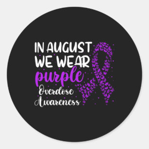 Awareness Ribbon Classic Round Sticker