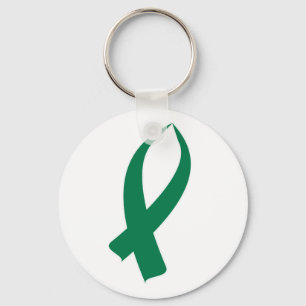 Awareness Ribbon (Green) Key Ring