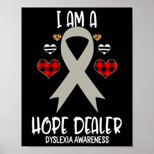 Awareness Ribbon I Am A Hope Dealer Leopard Christ Poster