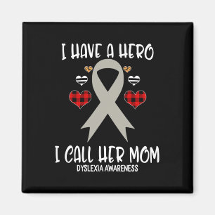 Awareness Ribbon I Have Hero Call Her Mum Magnet